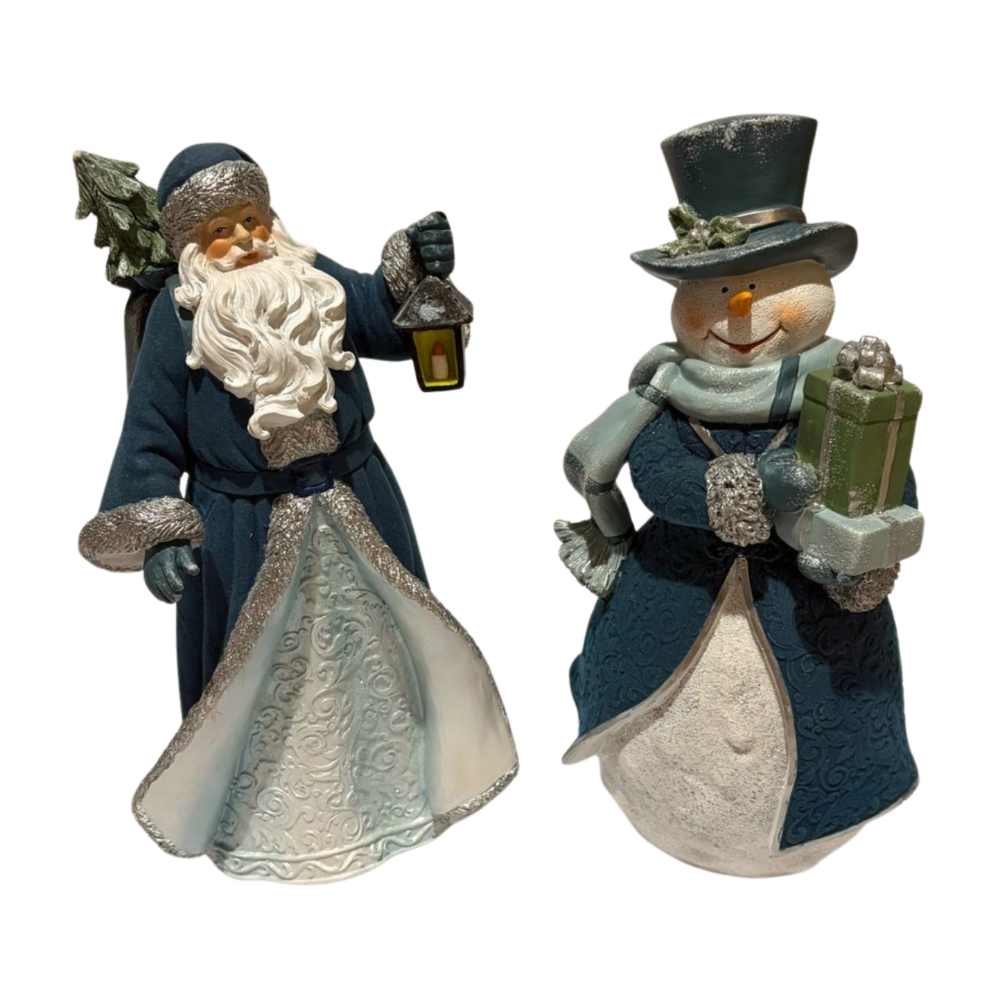 Blue Velvet Snowman