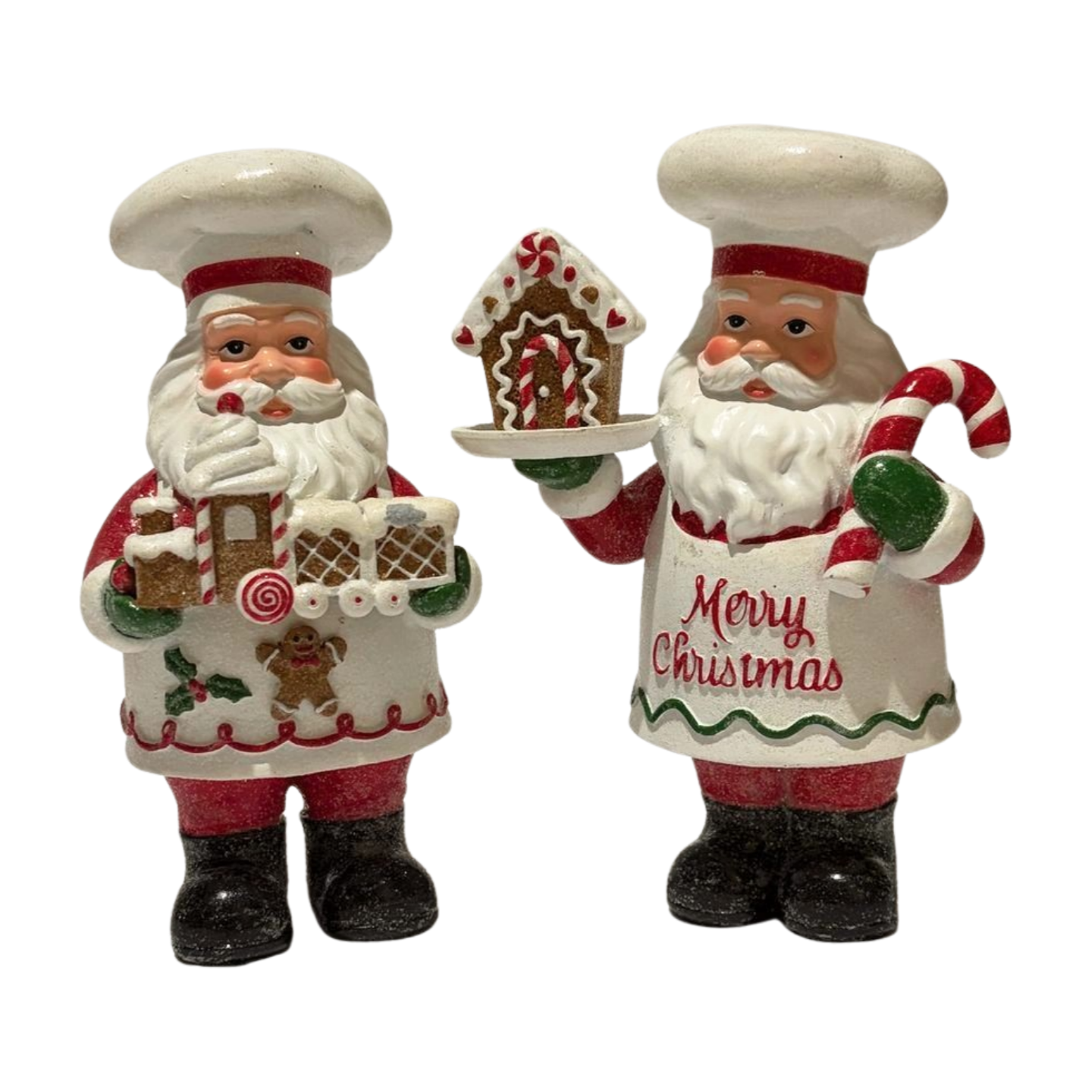 Chef Santa with Gingerbread Train