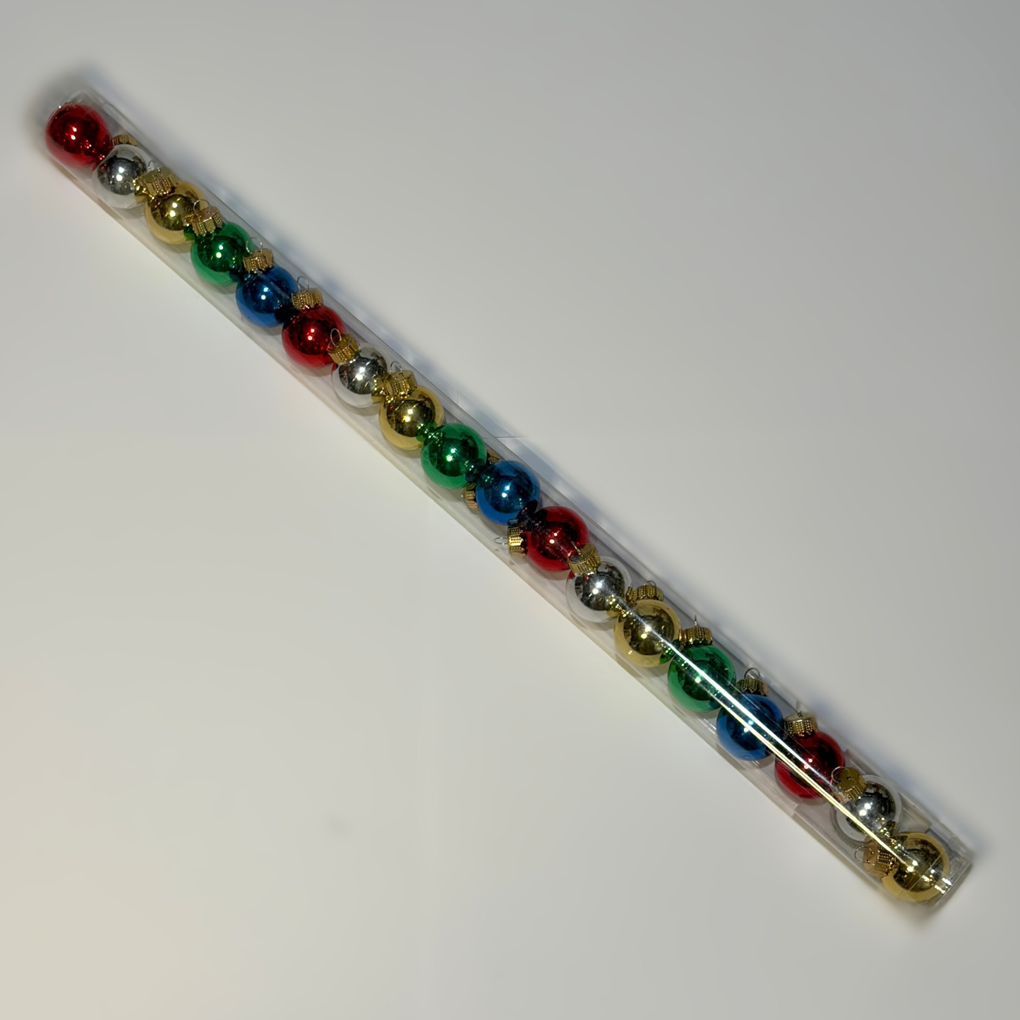 Miniature Round Glass Baubles