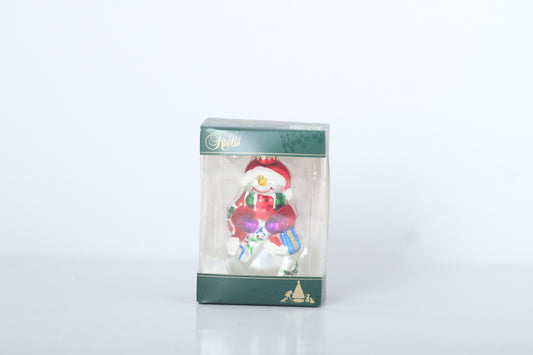Snowman with Gift Tree Decoration