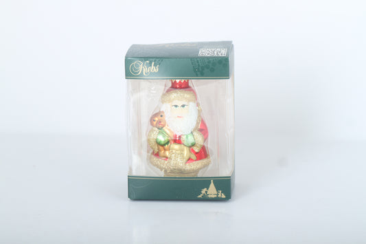 Santa with Teddy Tree Decoration