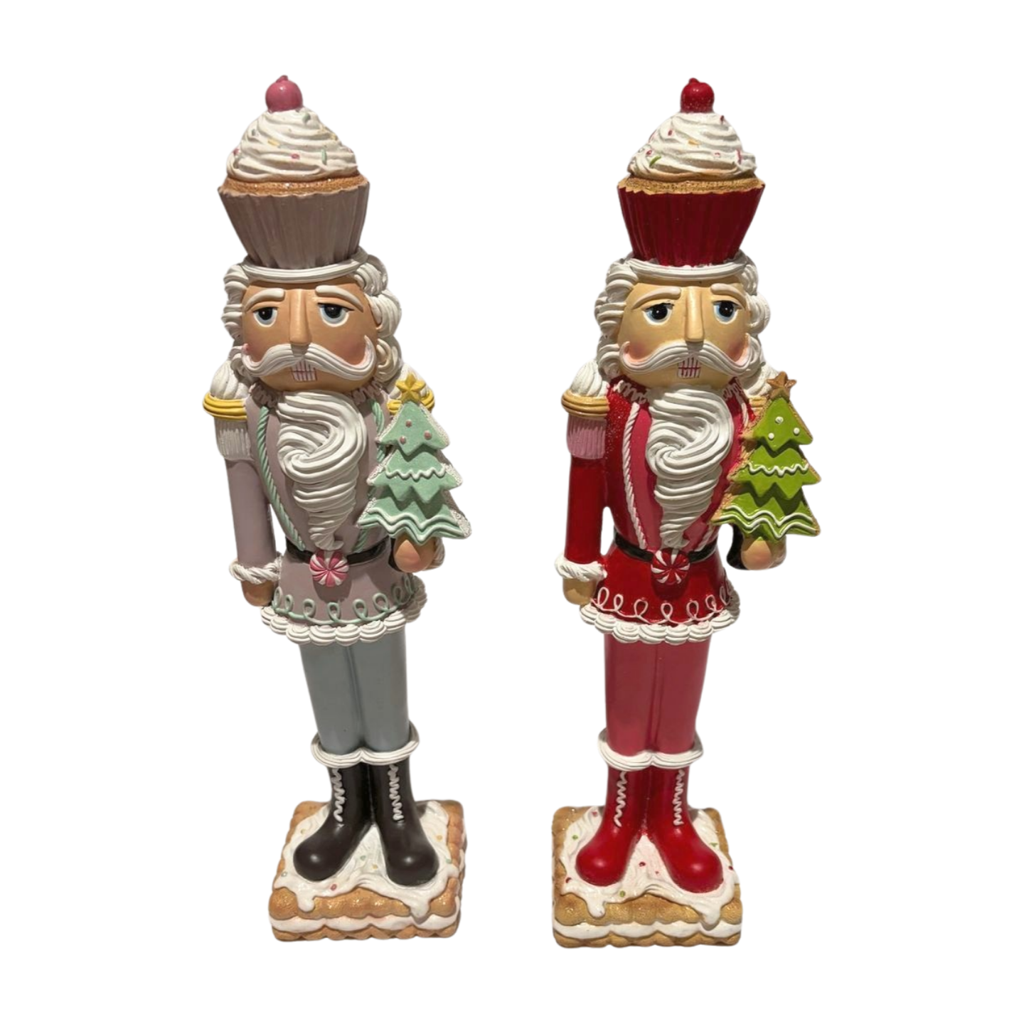 Red Nutcracker with a Cupcake
