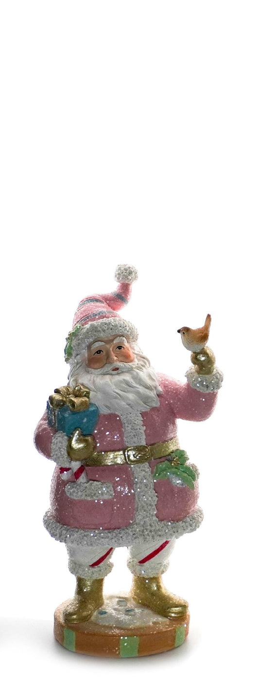 Frosted Santa Pastel Pink