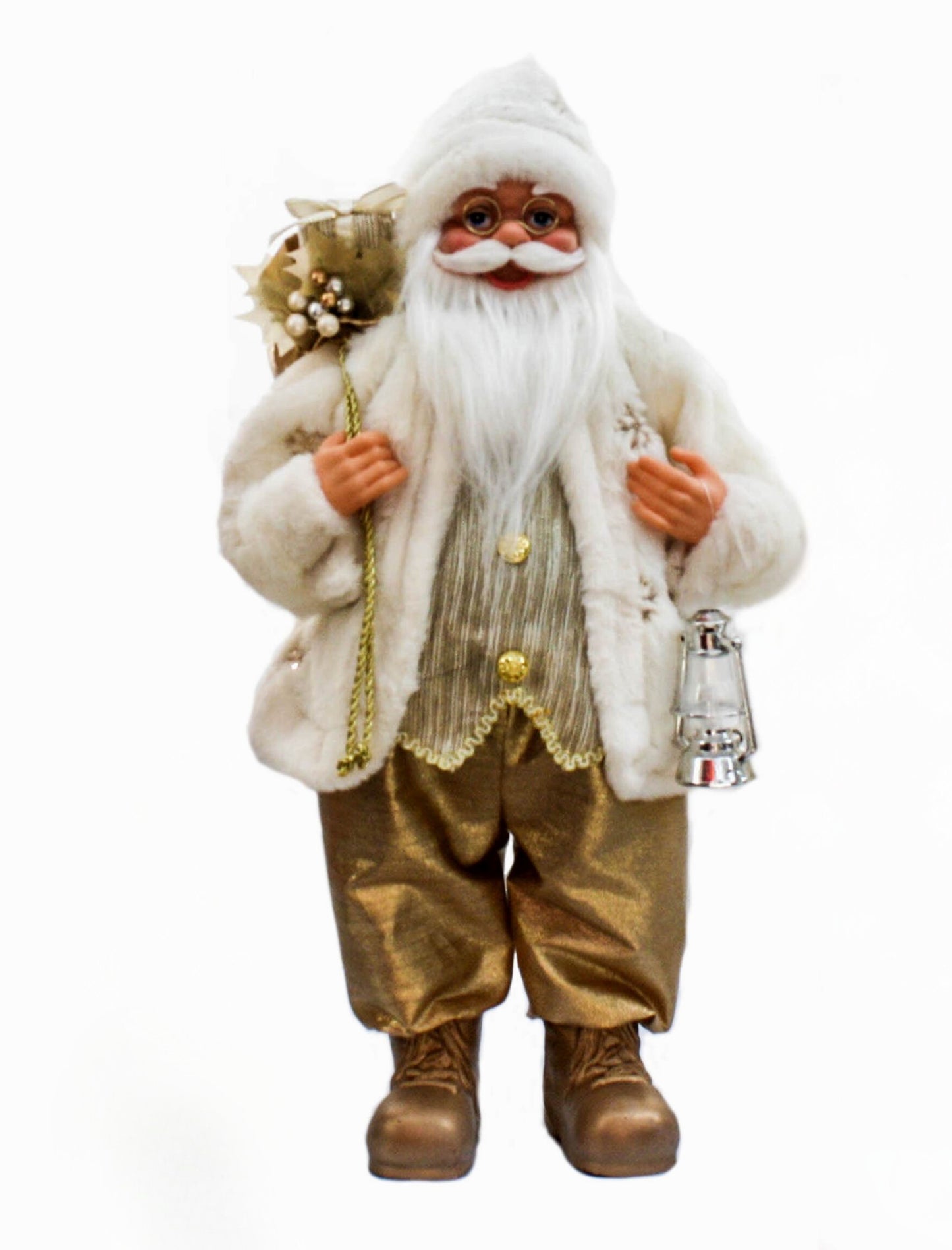 Santa Gold Boots - Large