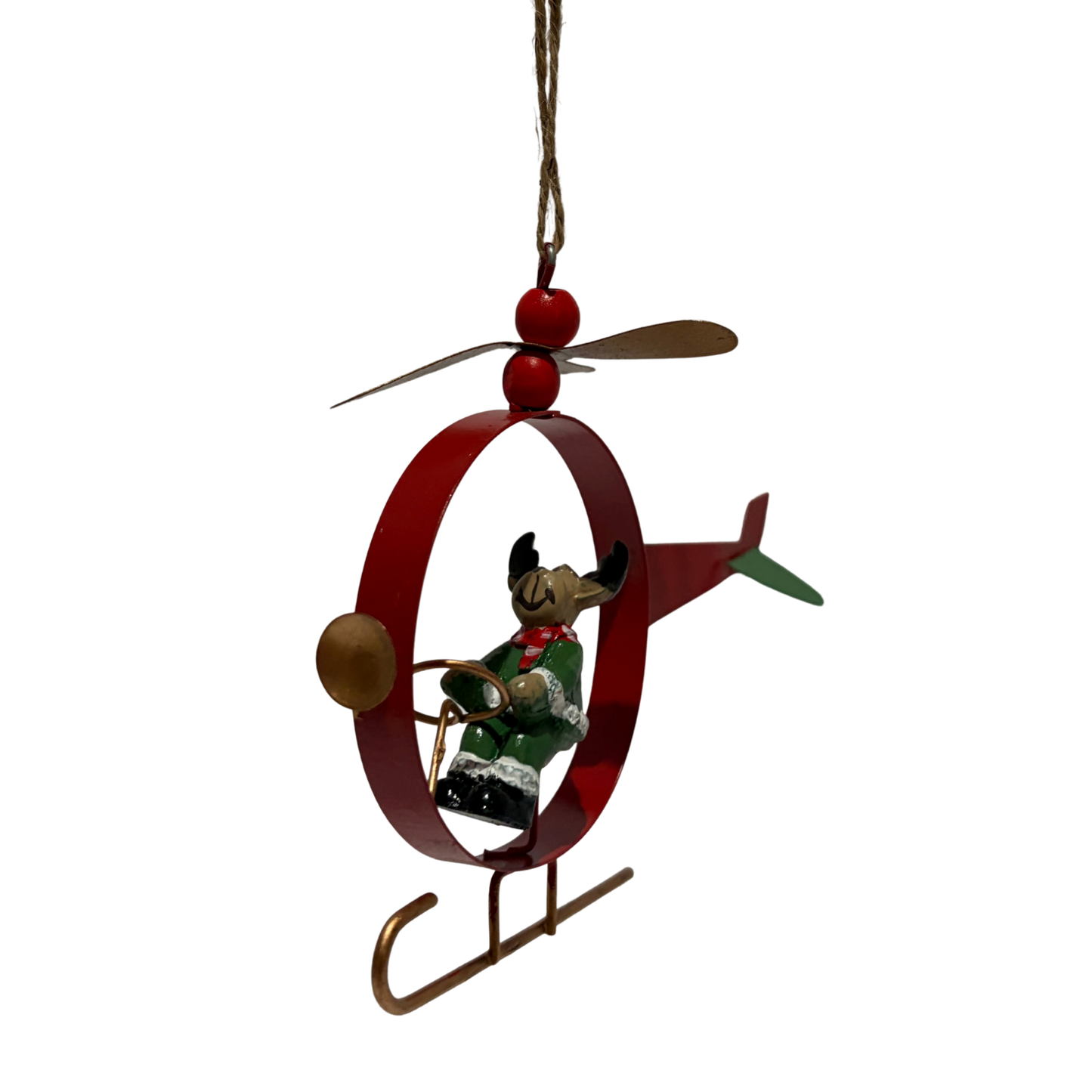 Helicopter Christmas Tree Ornaments