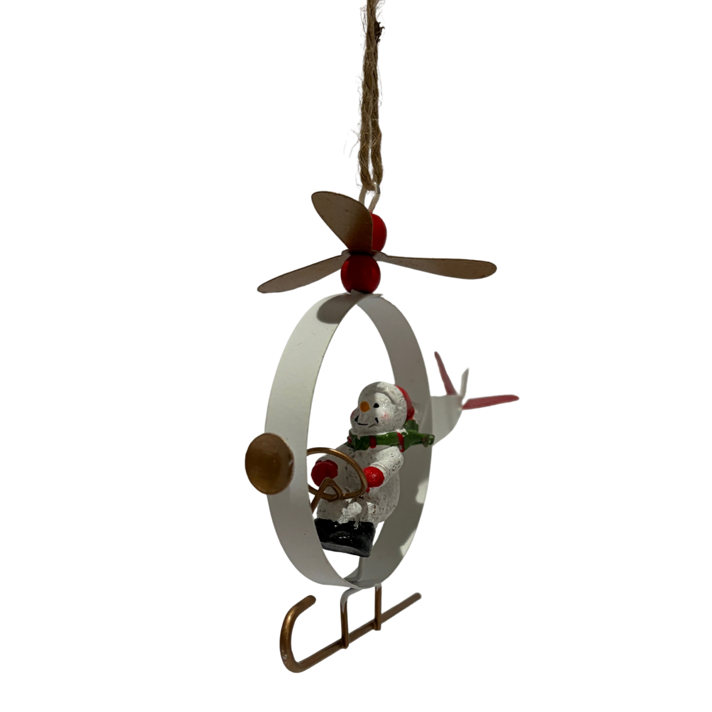Helicopter Christmas Tree Ornaments