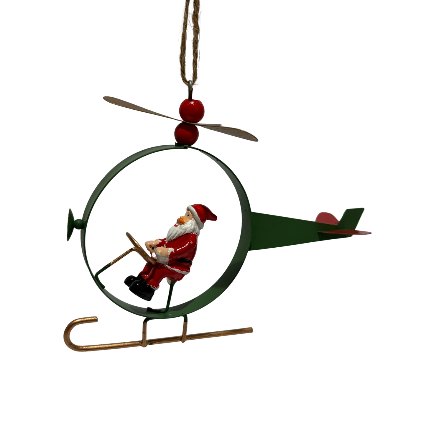 Helicopter Christmas Tree Ornaments