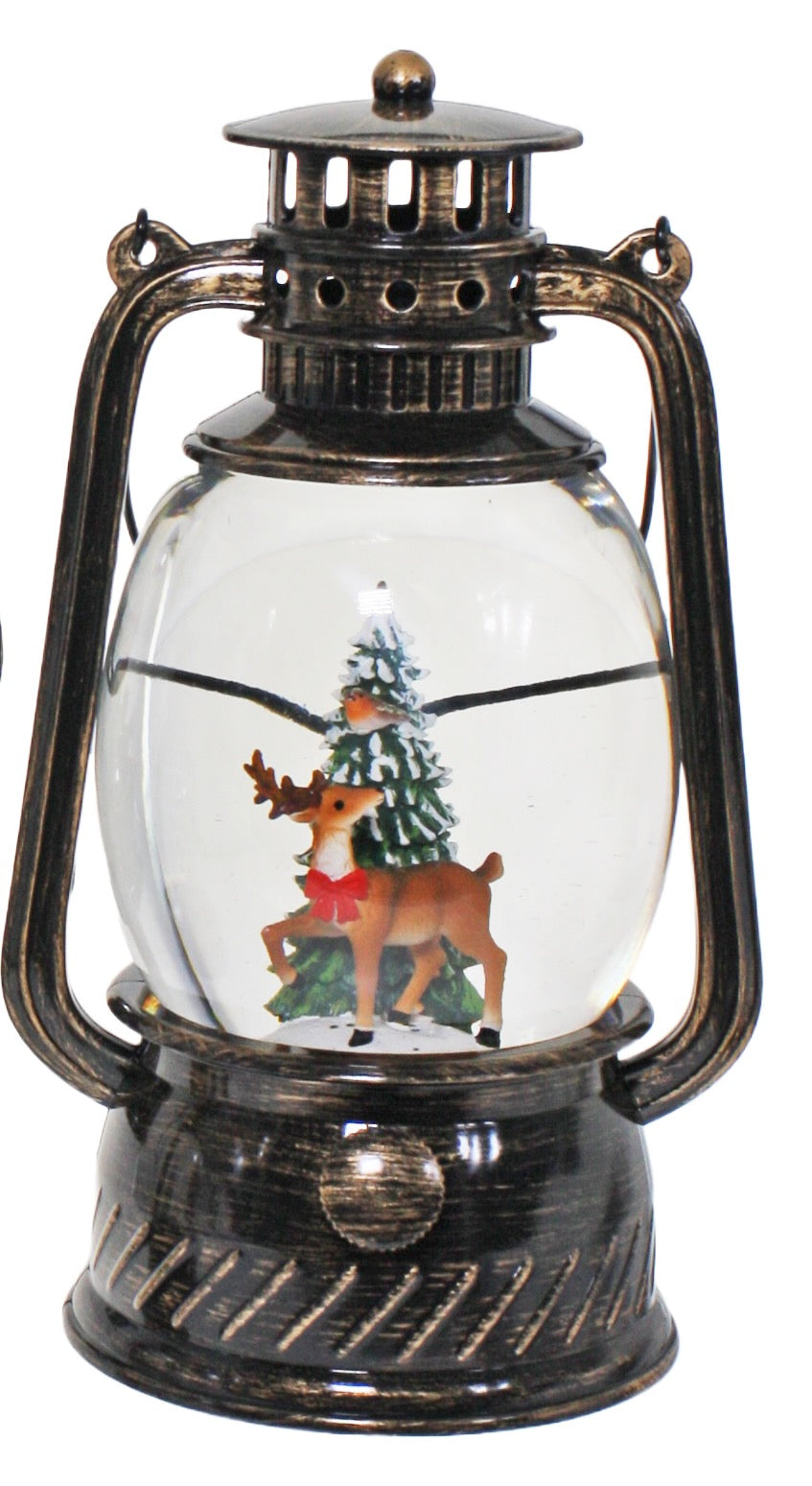 Led W-S Lanterns Brass