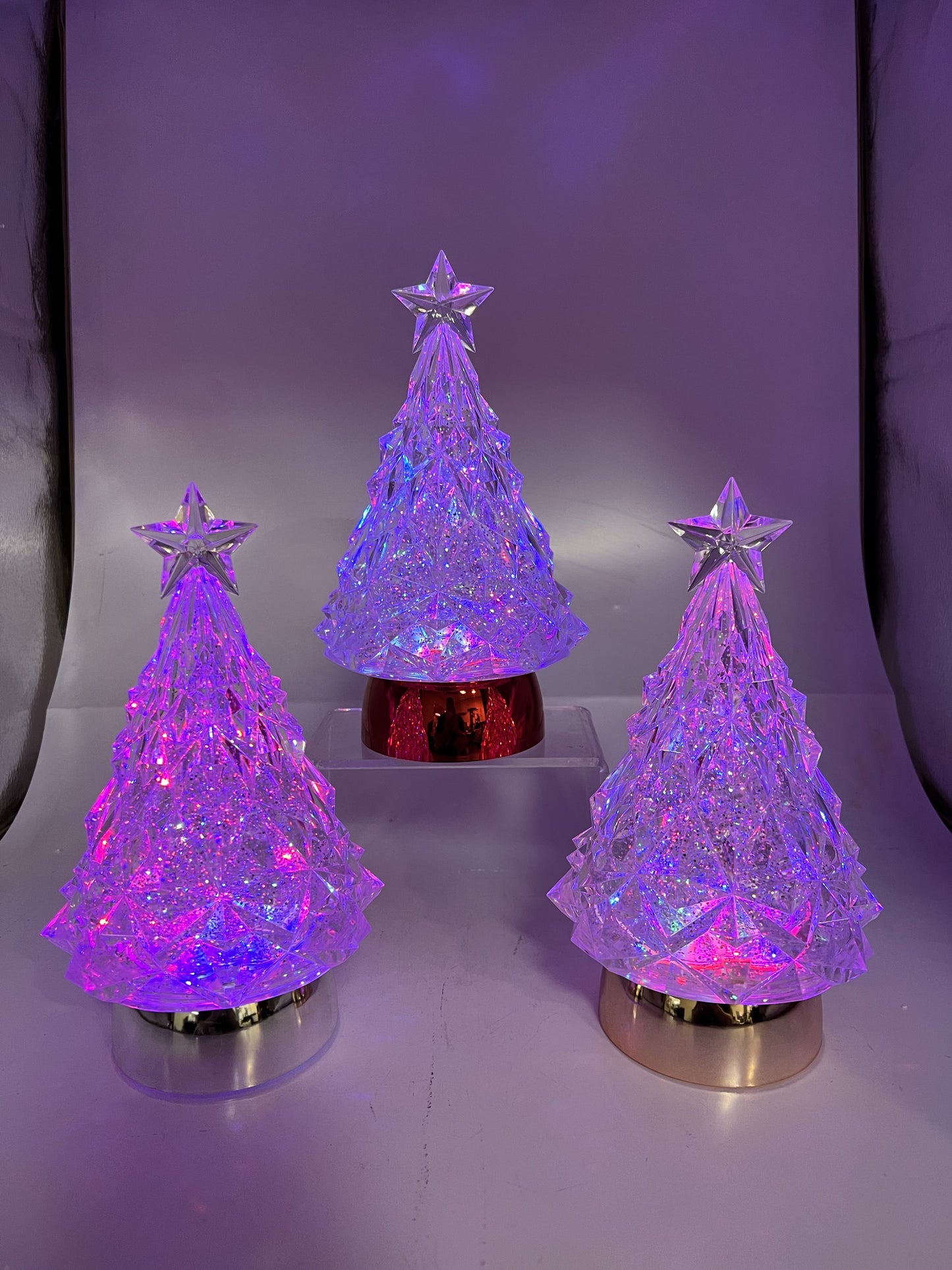 Led Water Globe Trees Rgb