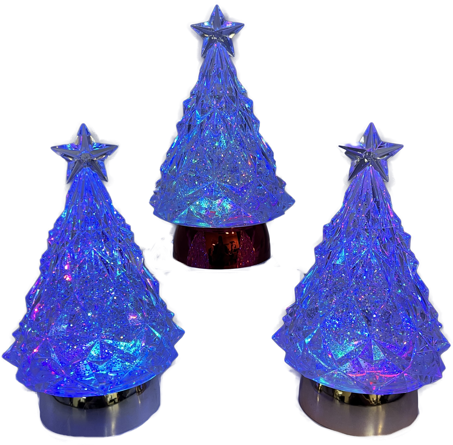 Led Water Globe Trees Rgb