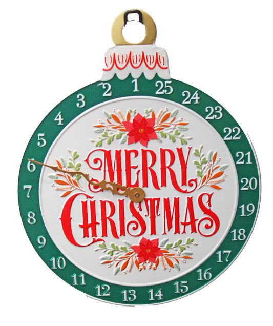 Metal Merry Christmas Countdown