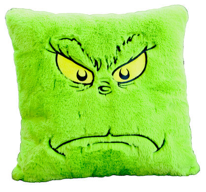 Grinch Frown Cushion