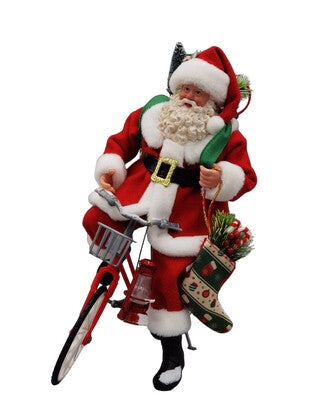 Santa Claus With Bicycle