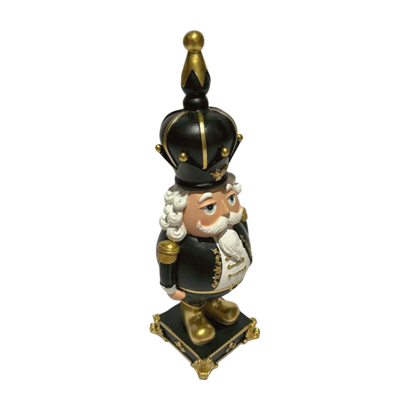 Black and Gold Podgy Nutcracker