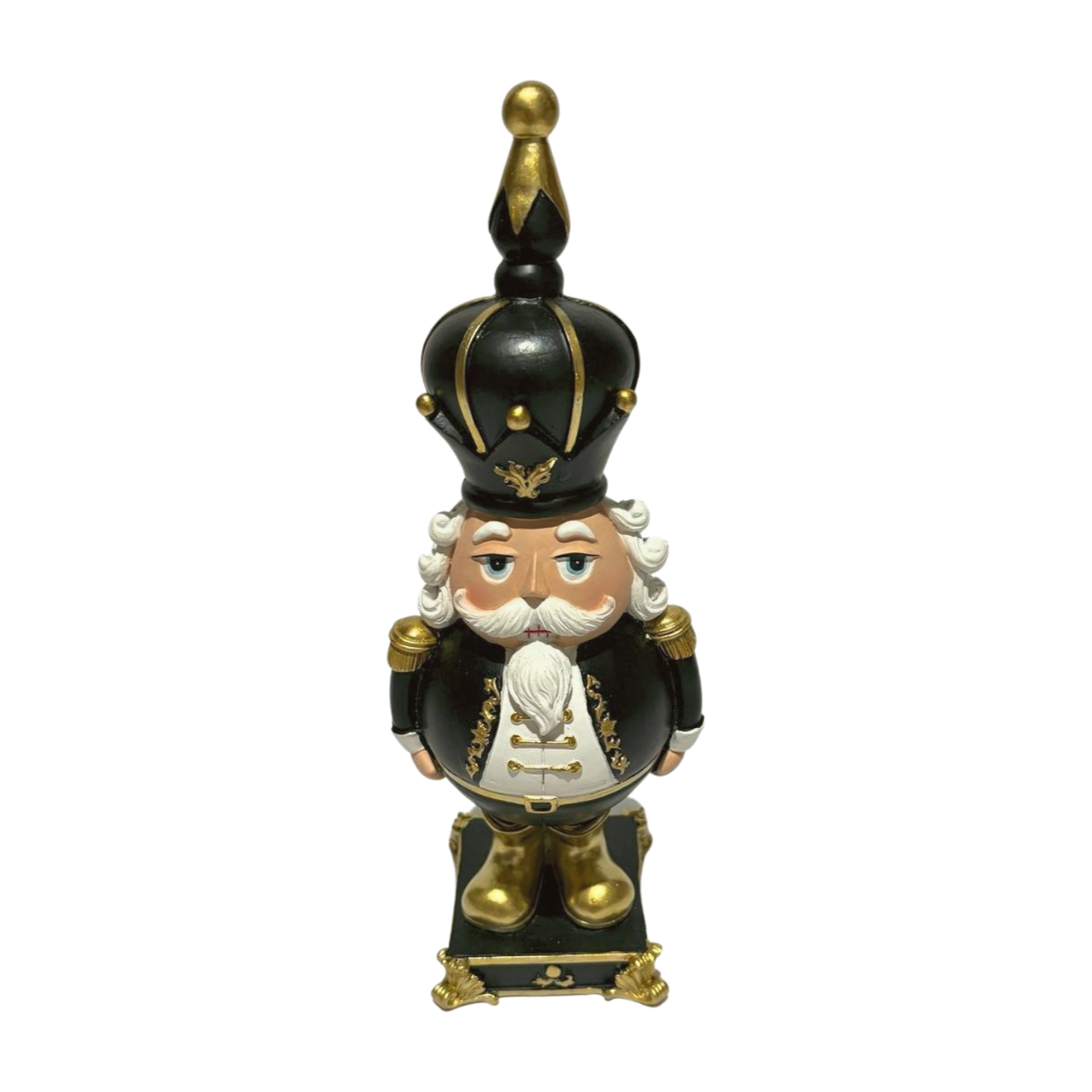 Black and Gold Podgy Nutcracker