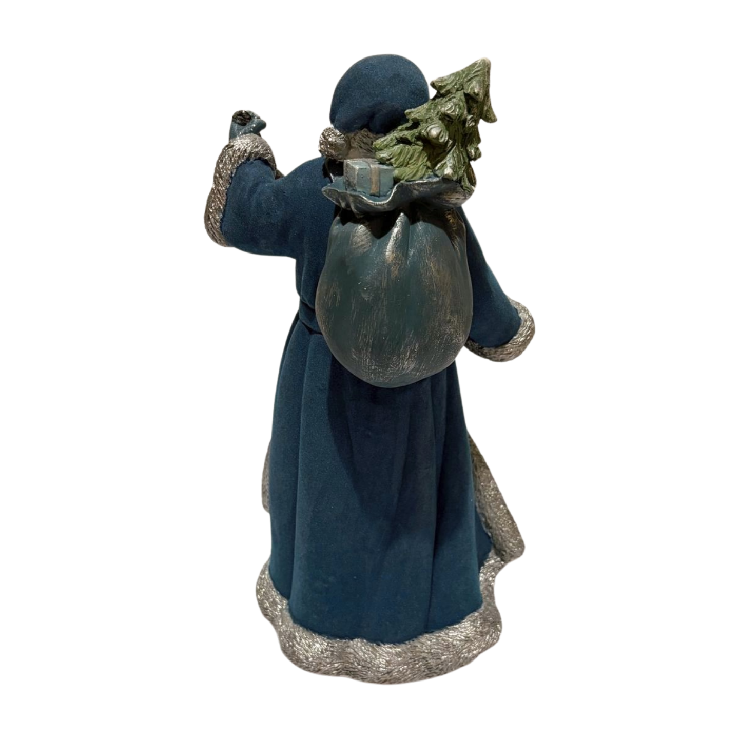 Blue Velvet Santa Claus