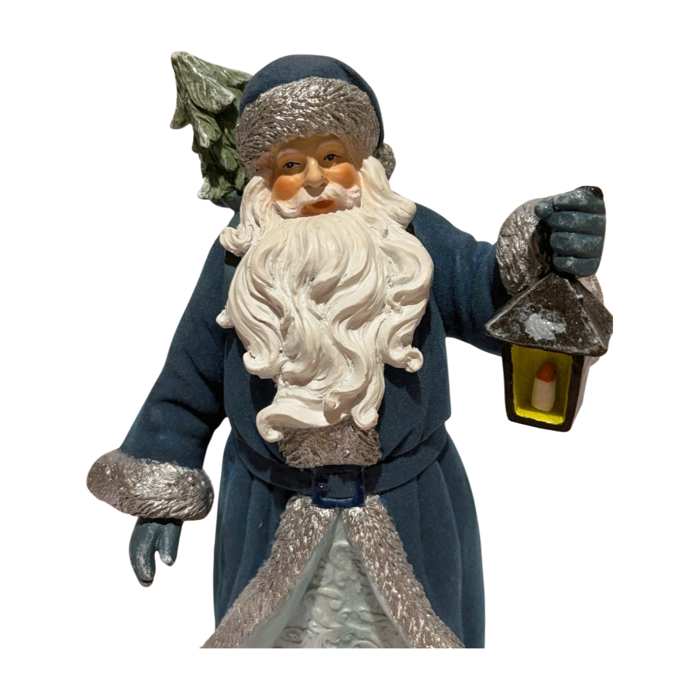Blue Velvet Santa Claus