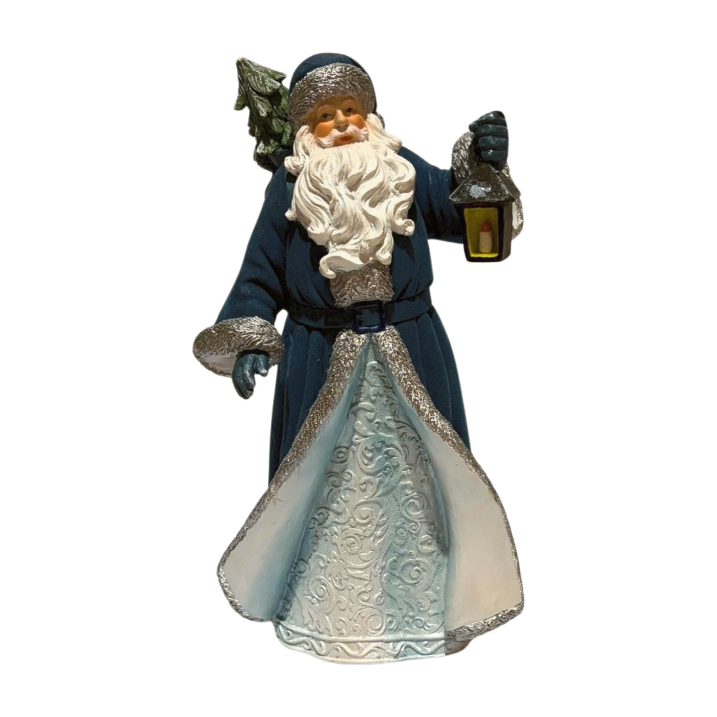 Blue Velvet Santa Claus