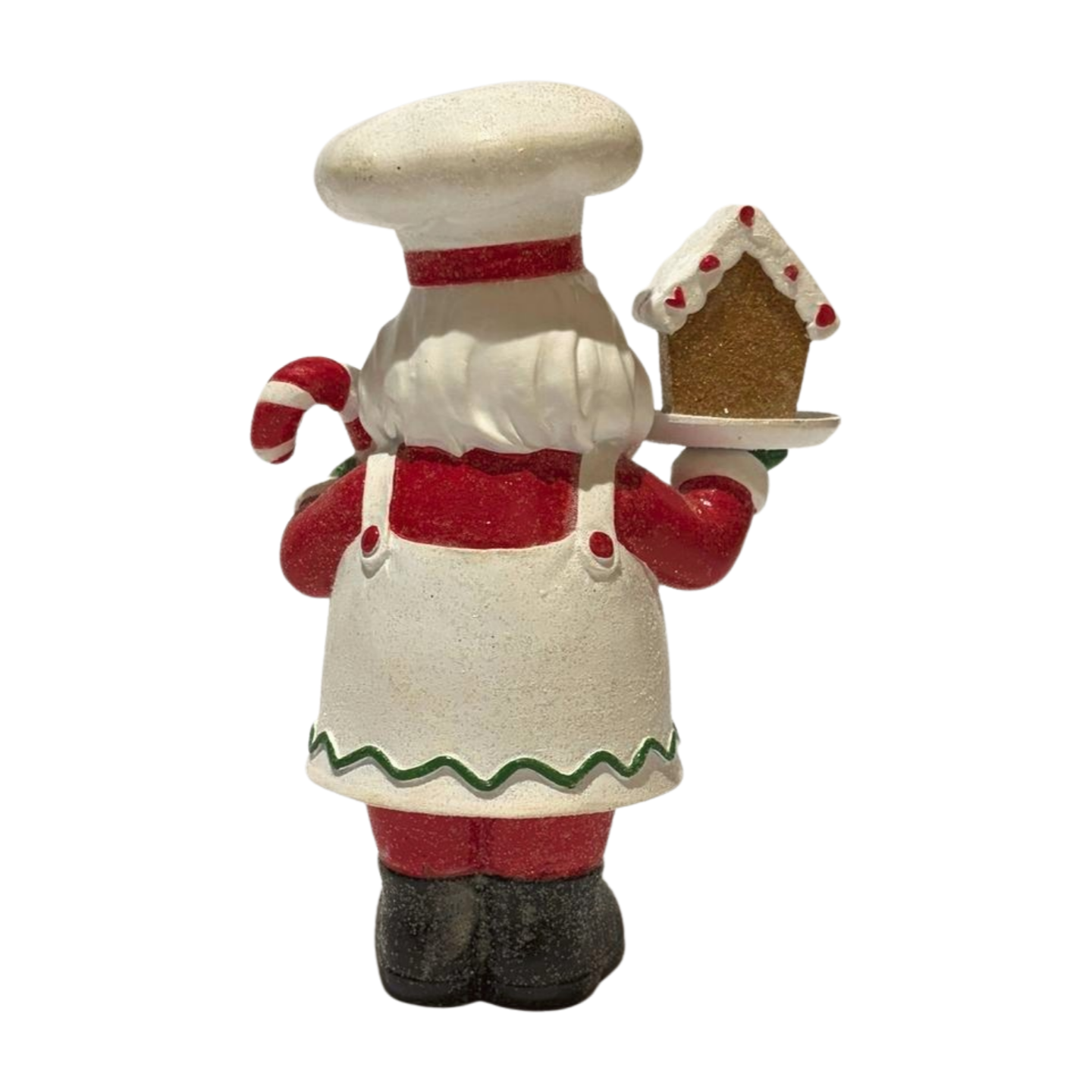 Chef Santa with Gingerbread House