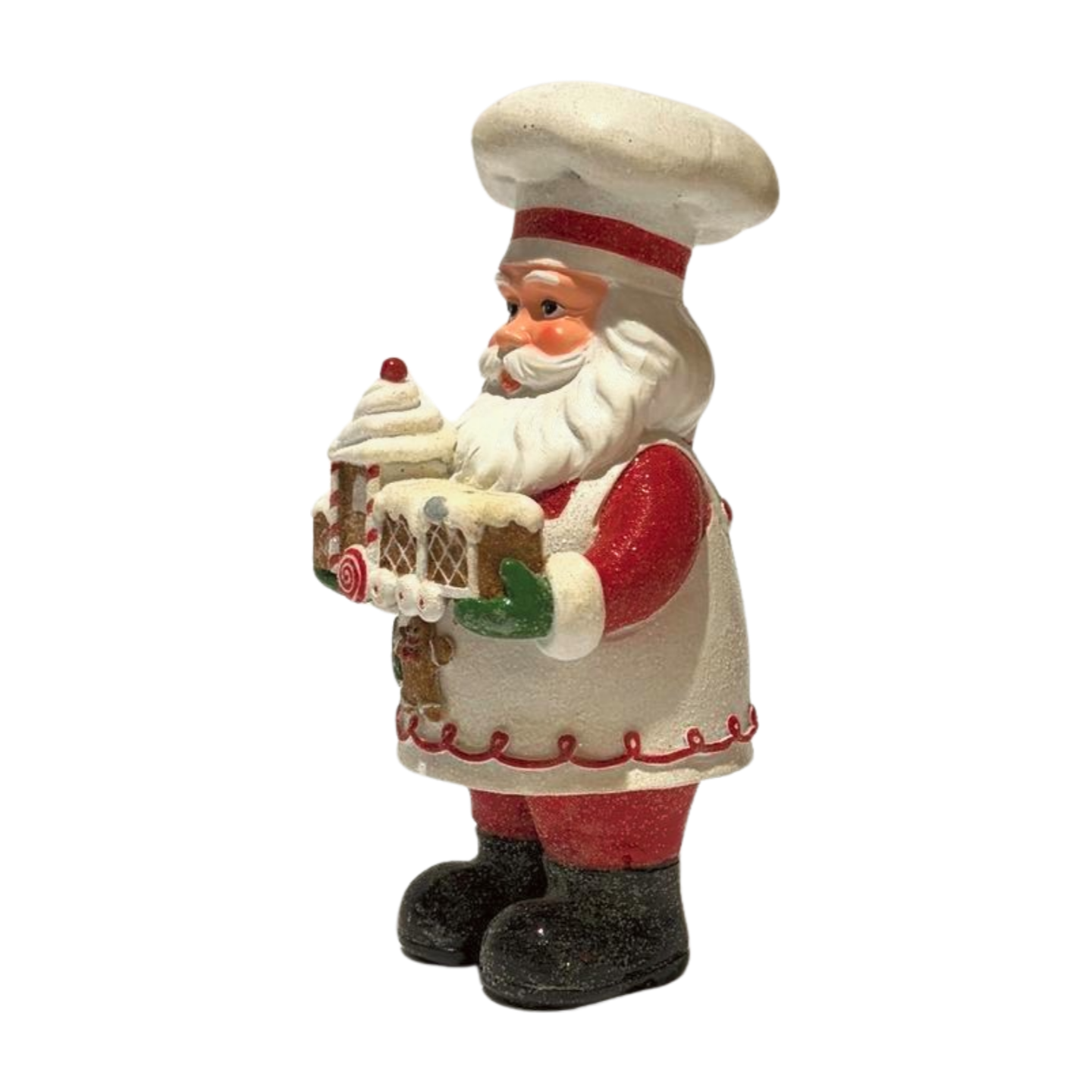 Chef Santa with Gingerbread Train