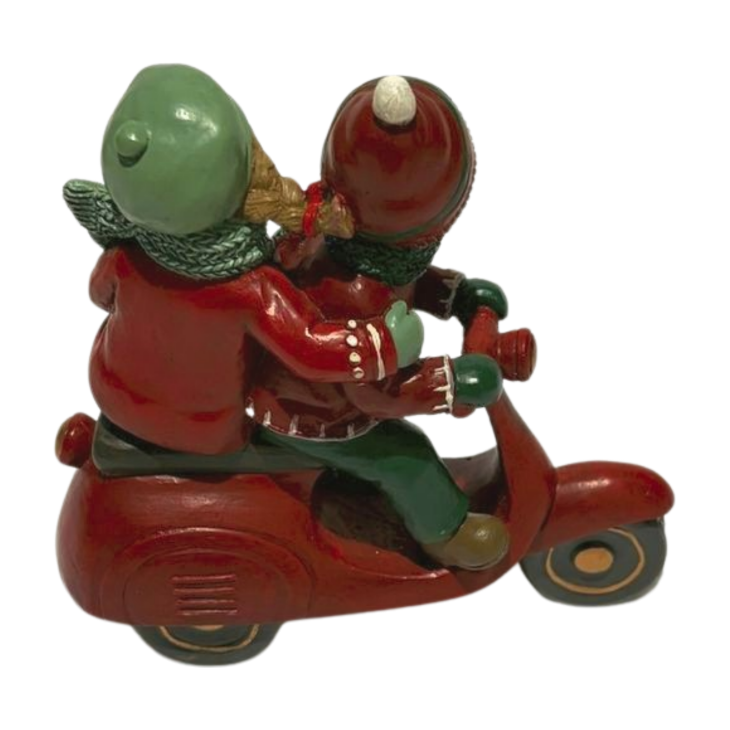 Children on a Scooter to Post a Letter to Santa