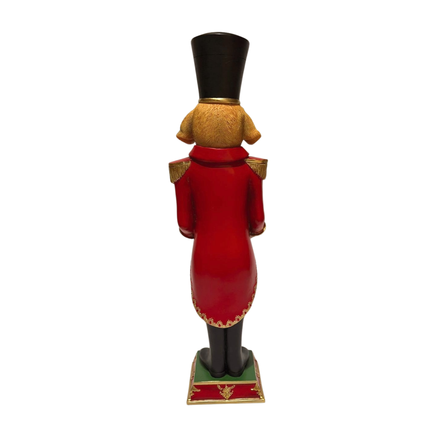 Dog Nutcracker with a Wreath
