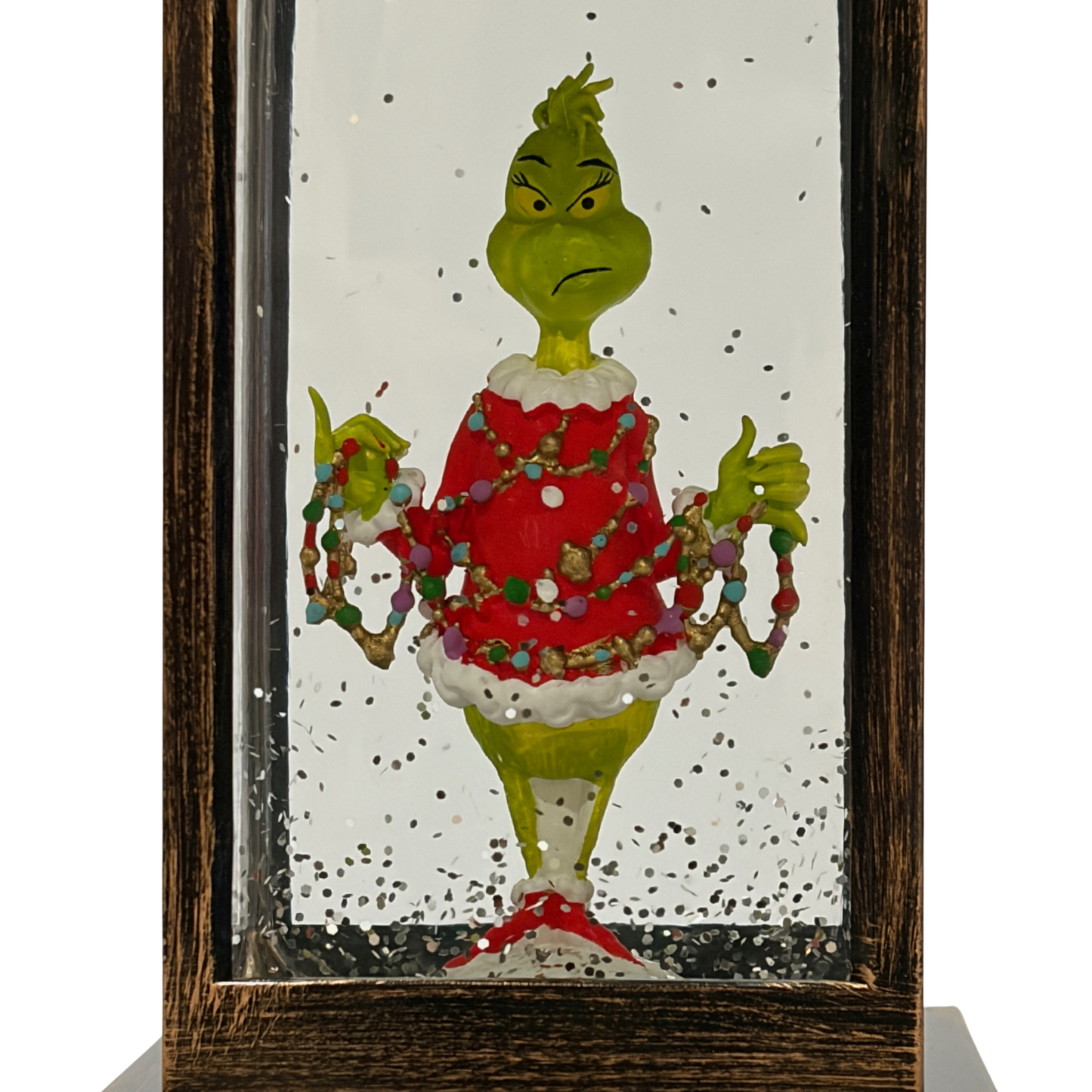 Grinch Lantern Snow Globe