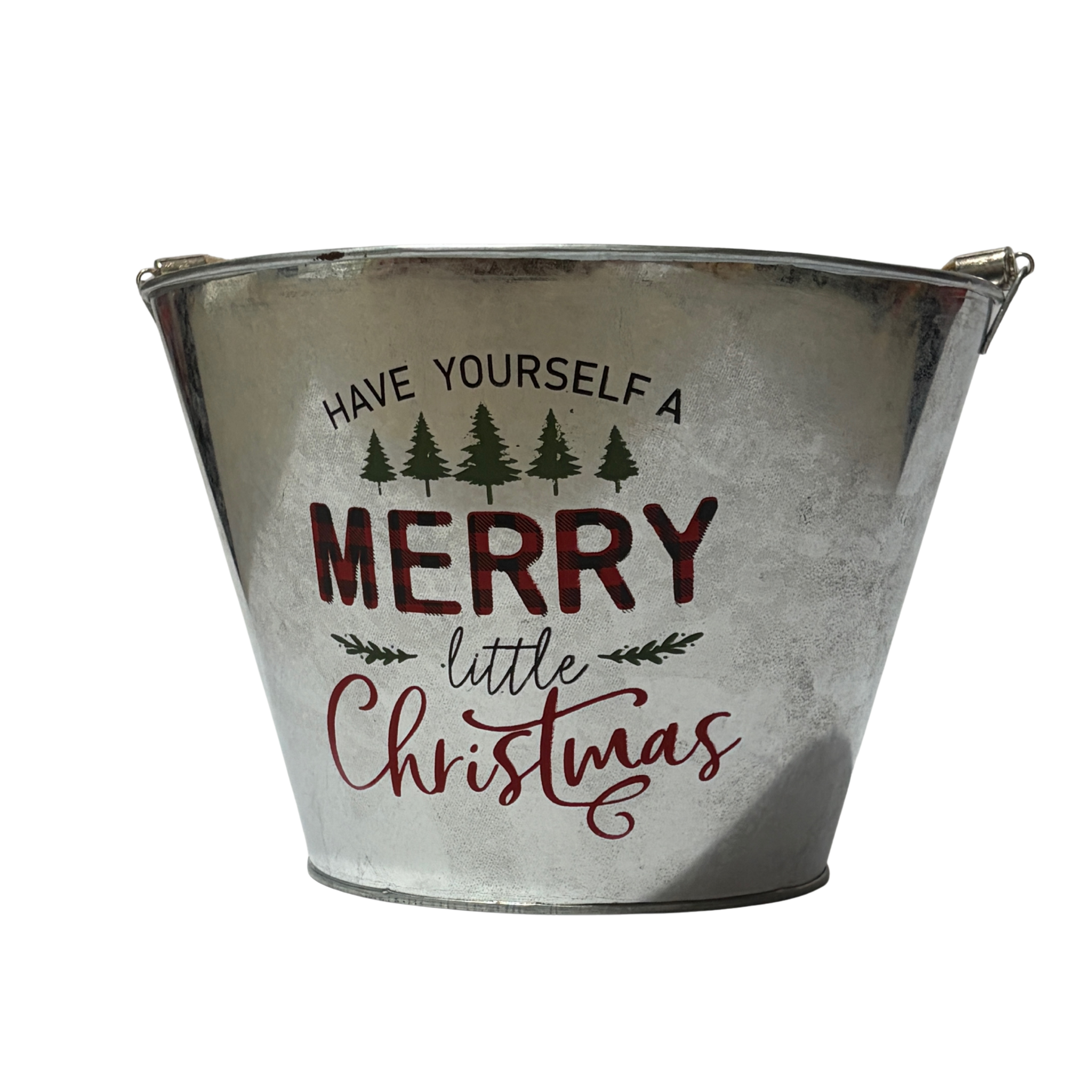 Merry Christmas Display Bucket | The Christmas Cracker