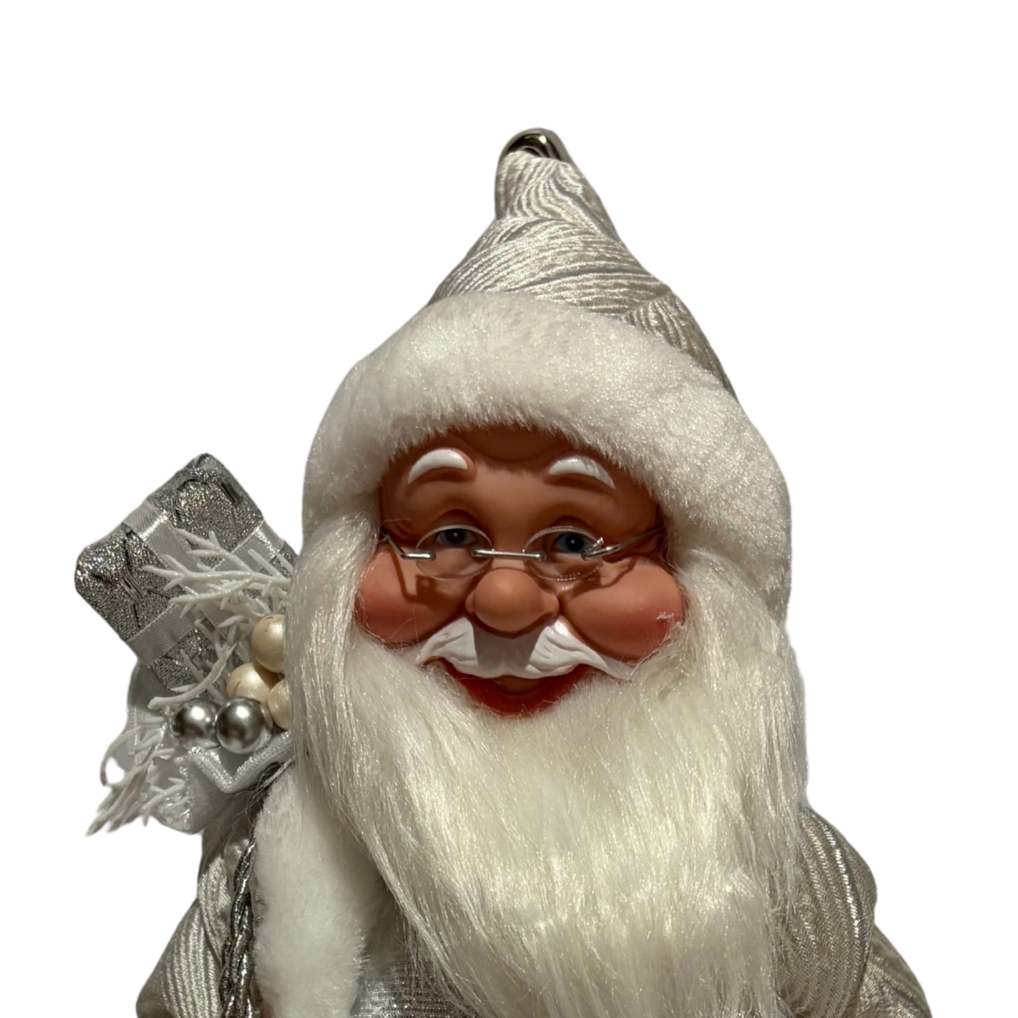 White Musical Santa