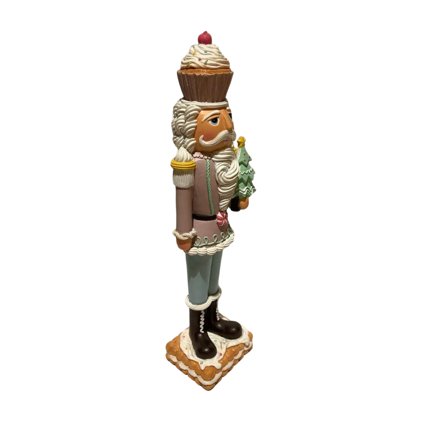 Pastel Nutcracker with a Christmas Tree
