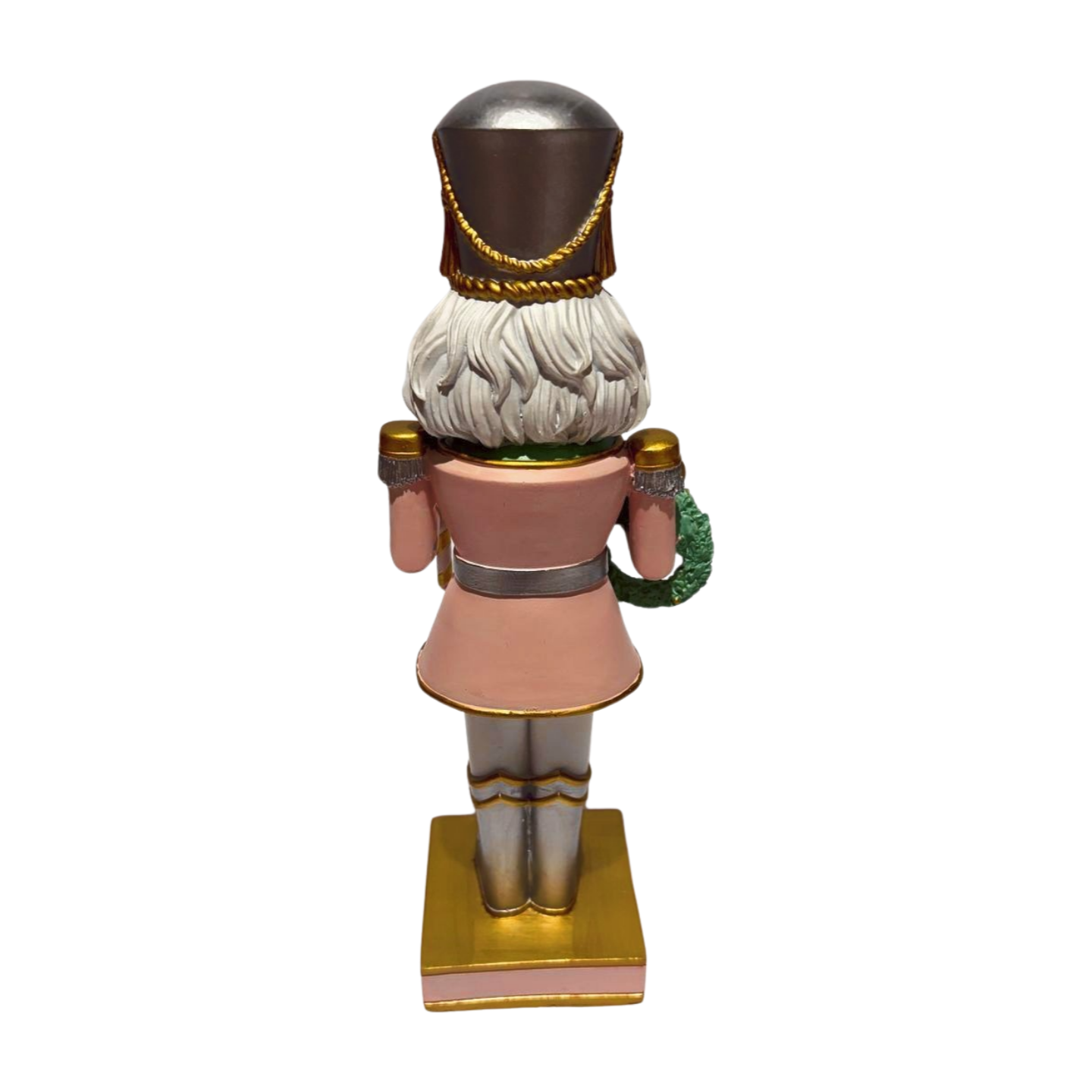 Pastel Nutcracker with a Wreath