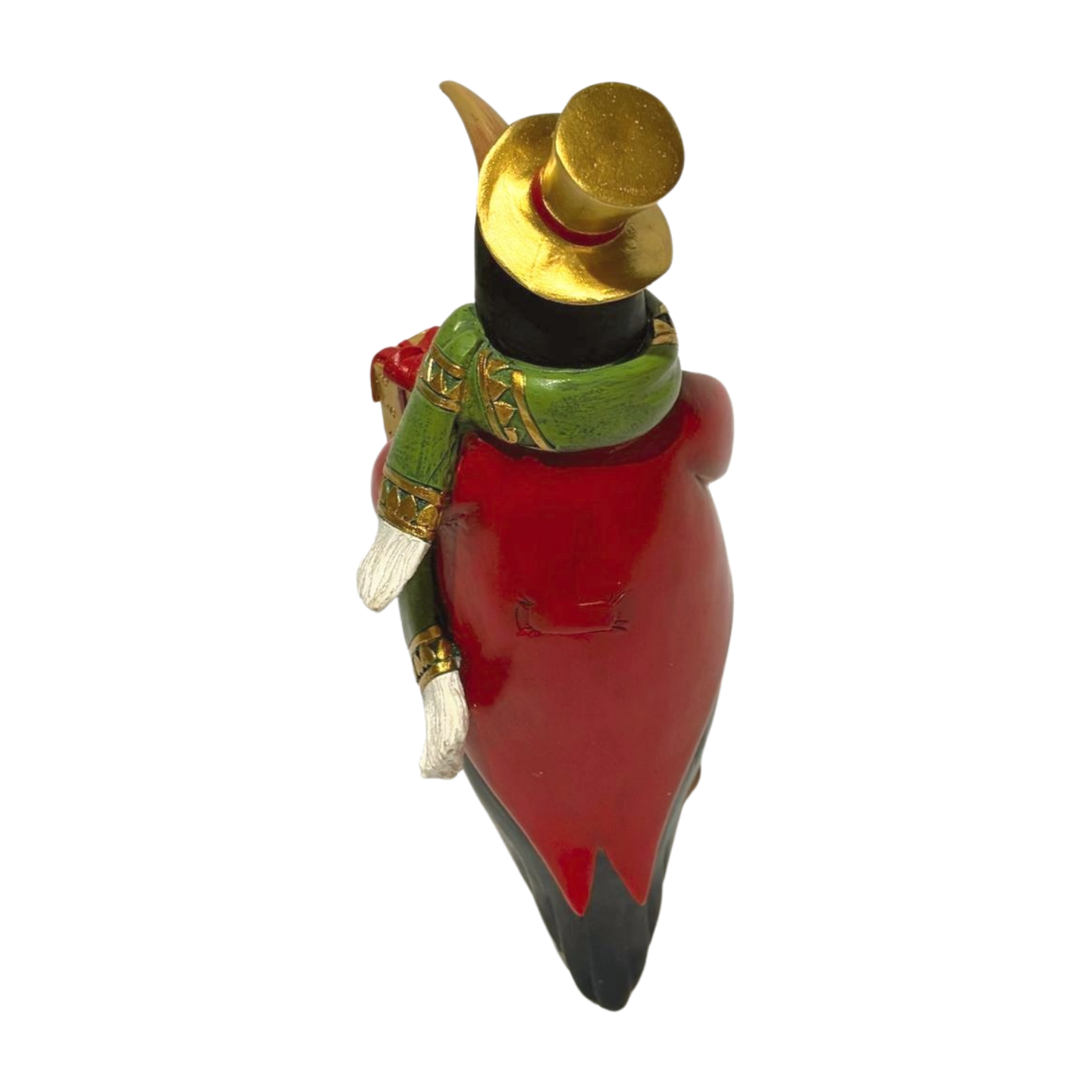 Penguin with Gift Christmas Figurine