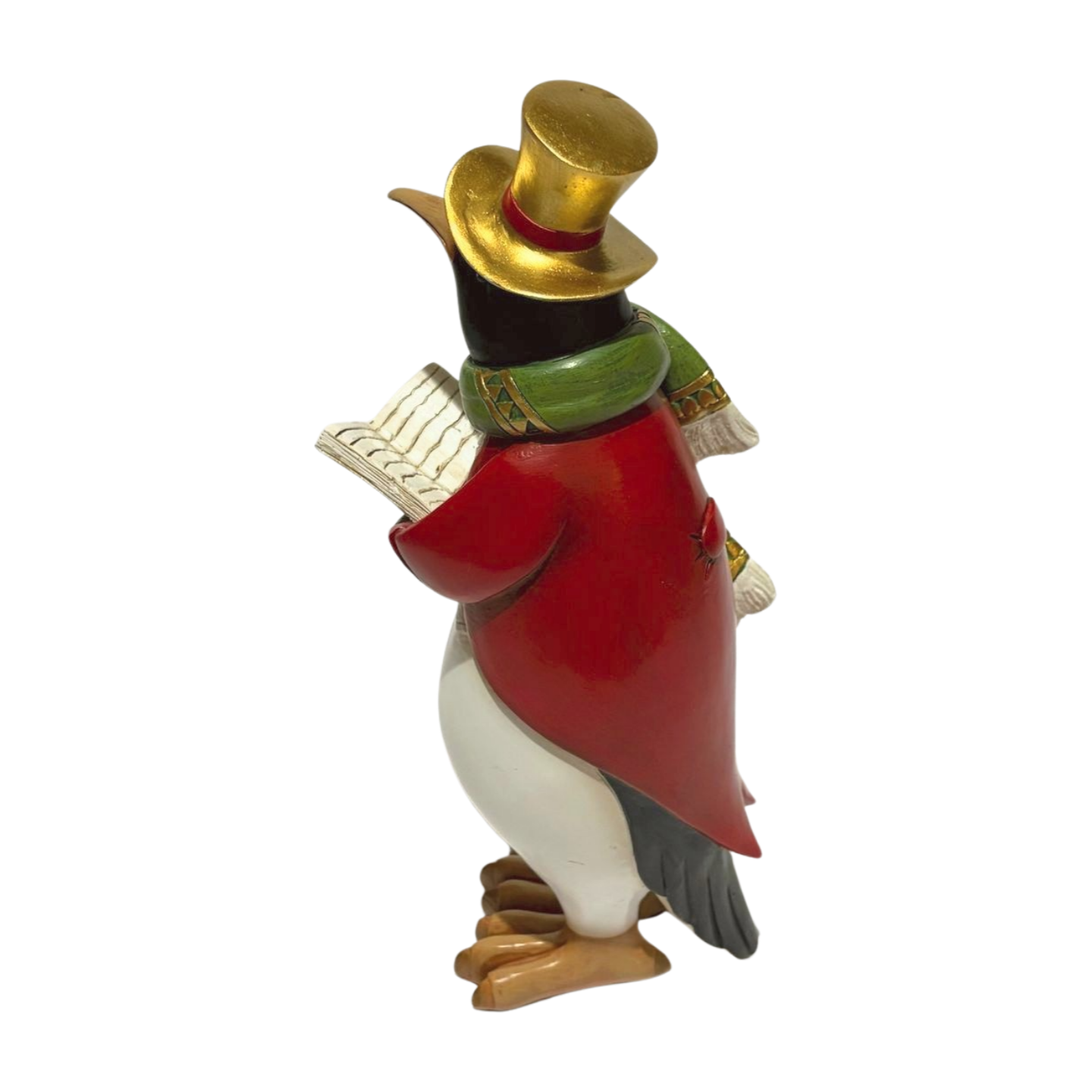 Penguin with Songbook Christmas Figurine
