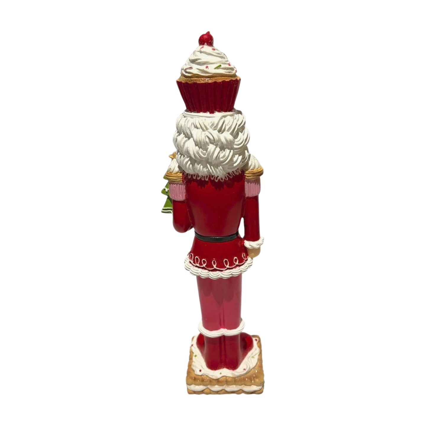 Red Nutcracker with a Cupcake