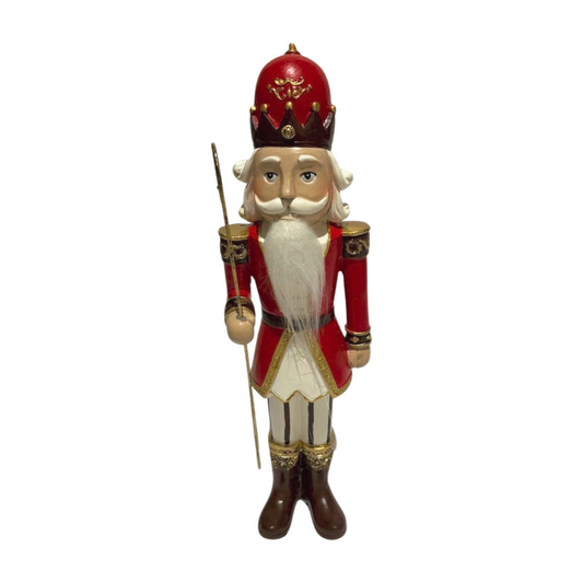 Red and White Nutcracker Soldier