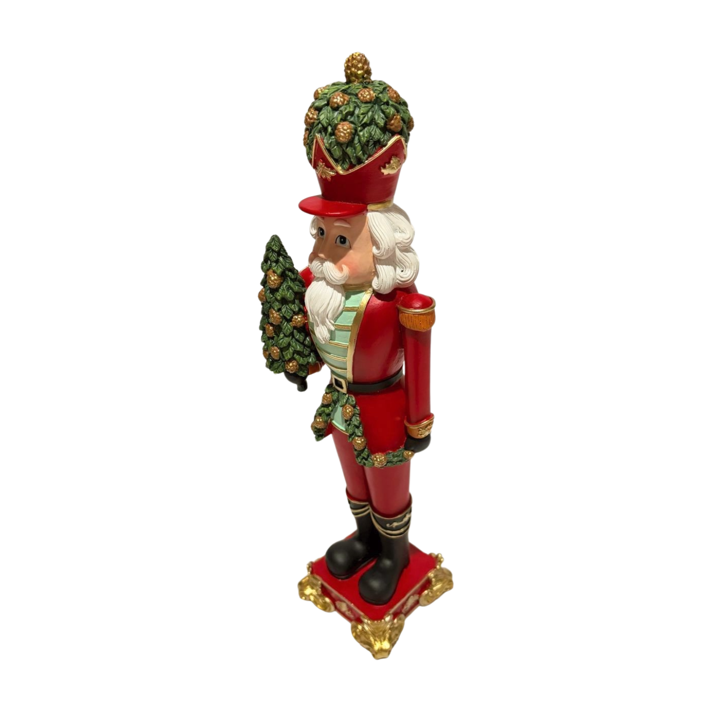 Regal Red and Green Nutcracker