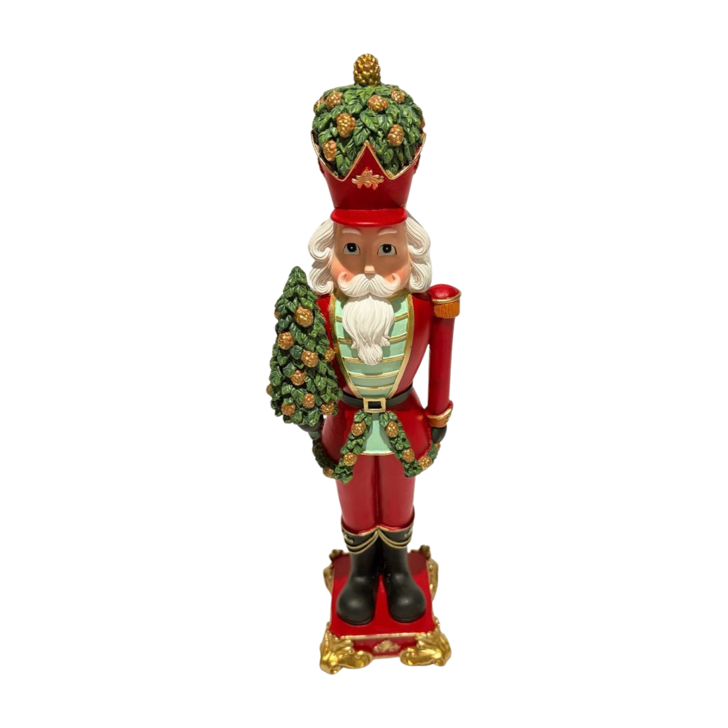 Regal Red and Green Nutcracker