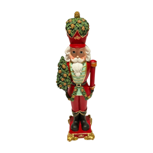 Regal Red and Green Nutcracker