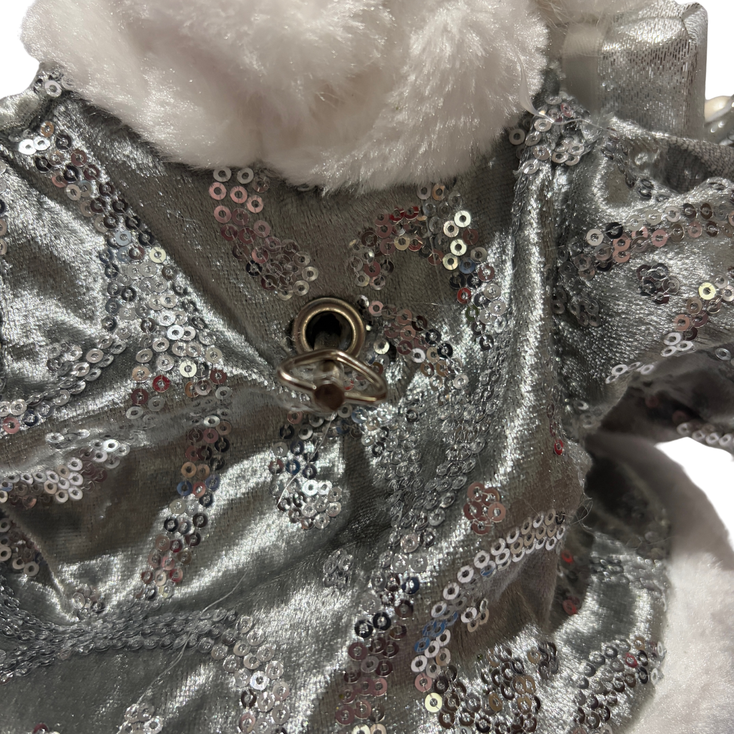 Silver Musical Santa